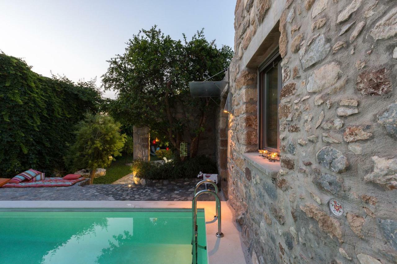 Muazzo Creta Stone House, Nature Escape With Pool, By Thinkvilla Pigí 外观 照片