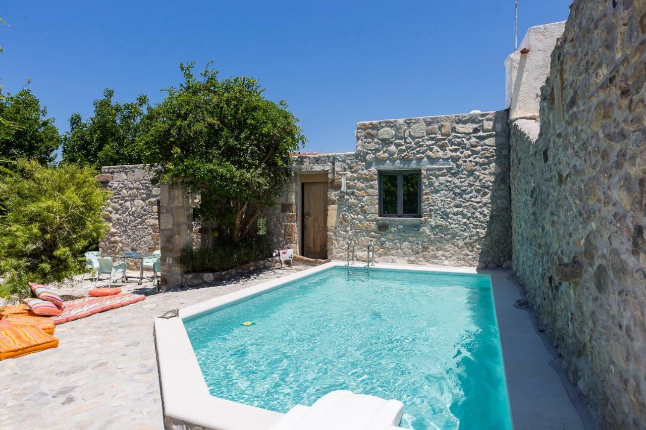 Muazzo Creta Stone House, Nature Escape With Pool, By Thinkvilla Pigí 外观 照片