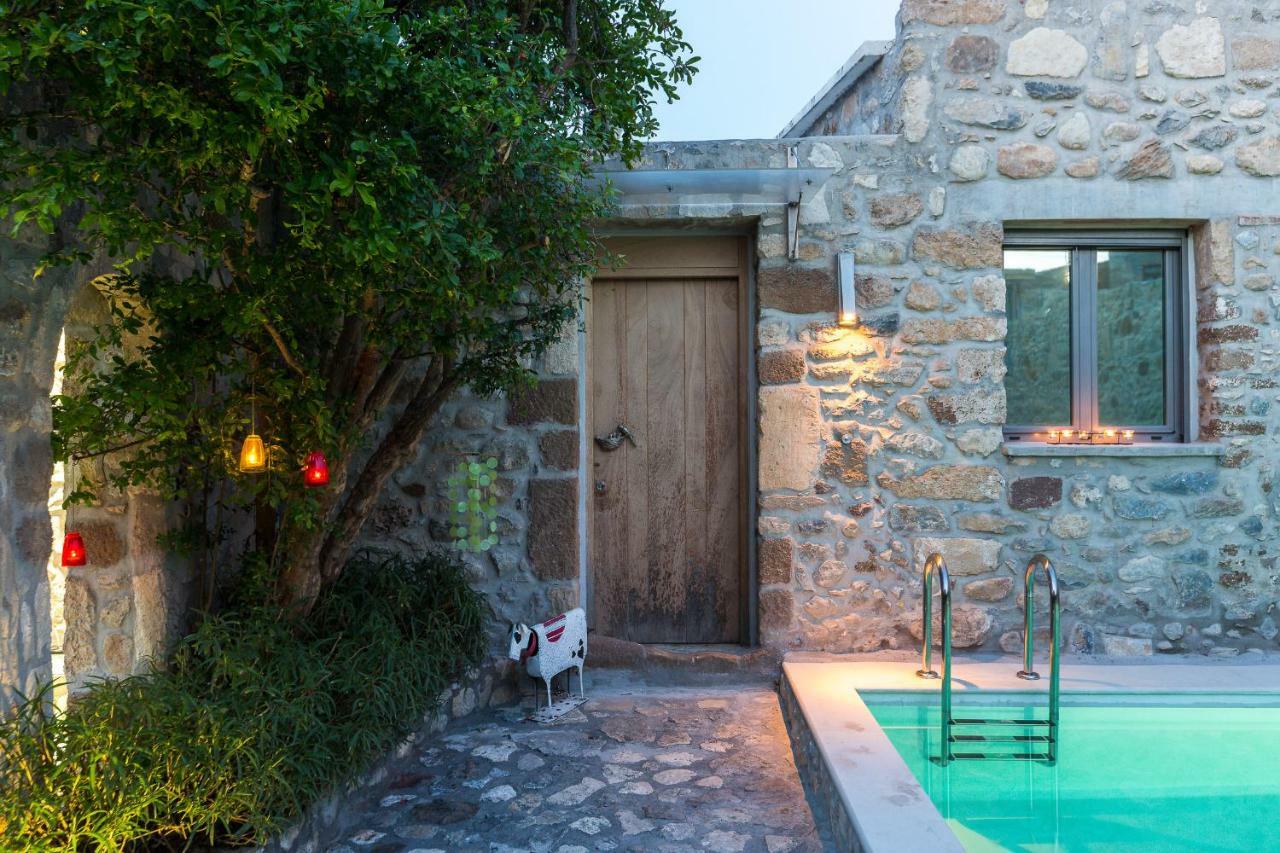 Muazzo Creta Stone House, Nature Escape With Pool, By Thinkvilla Pigí 外观 照片