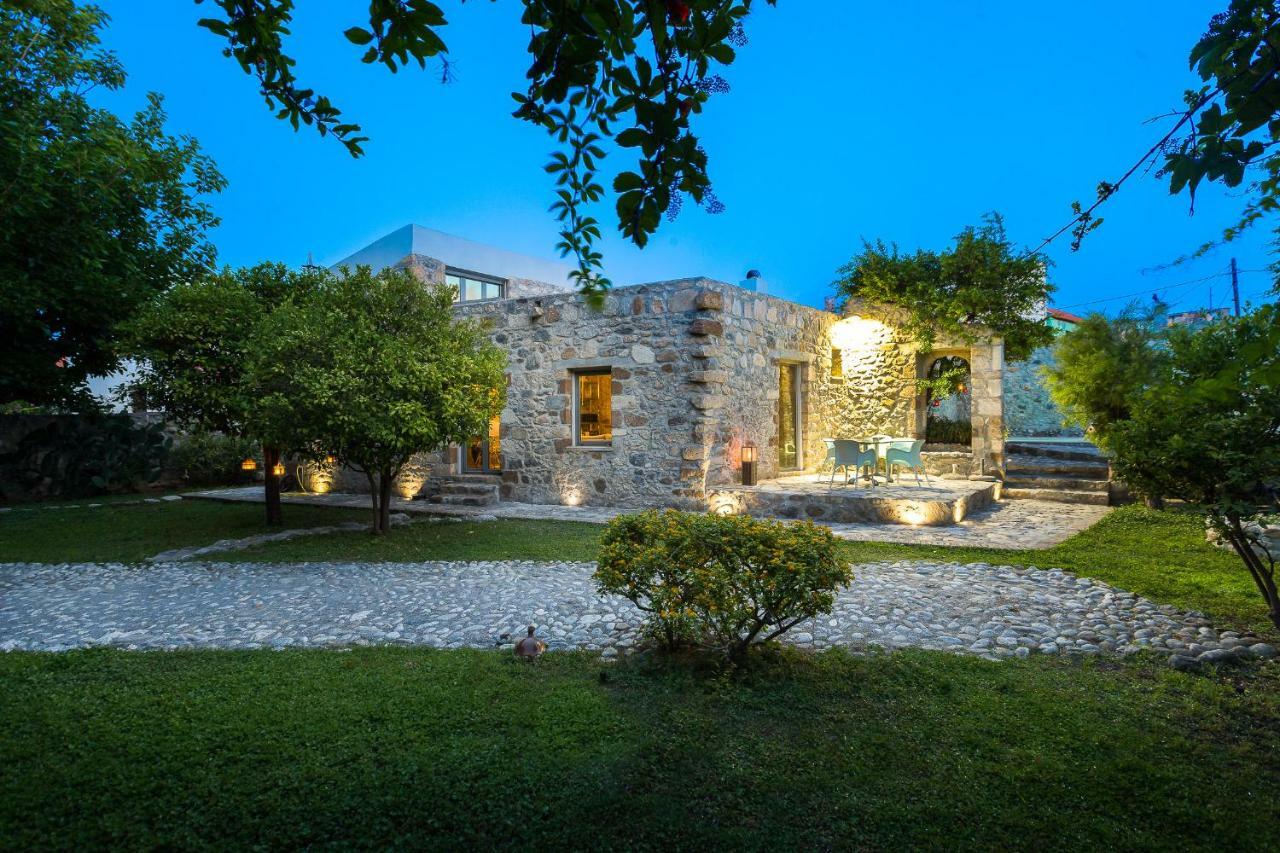 Muazzo Creta Stone House, Nature Escape With Pool, By Thinkvilla Pigí 外观 照片