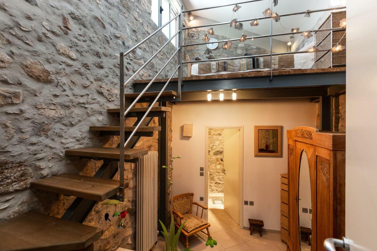 Muazzo Creta Stone House, Nature Escape With Pool, By Thinkvilla Pigí 外观 照片