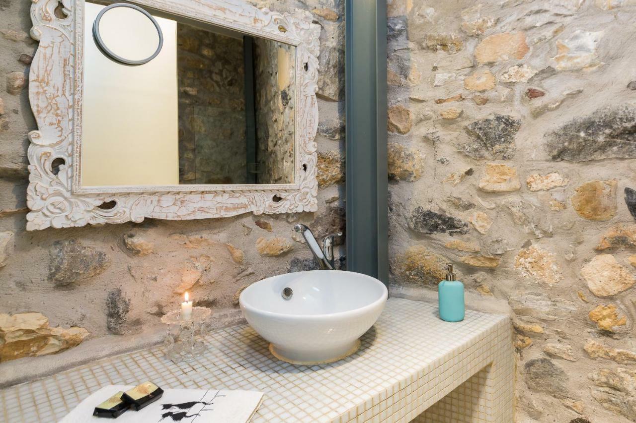 Muazzo Creta Stone House, Nature Escape With Pool, By Thinkvilla Pigí 外观 照片