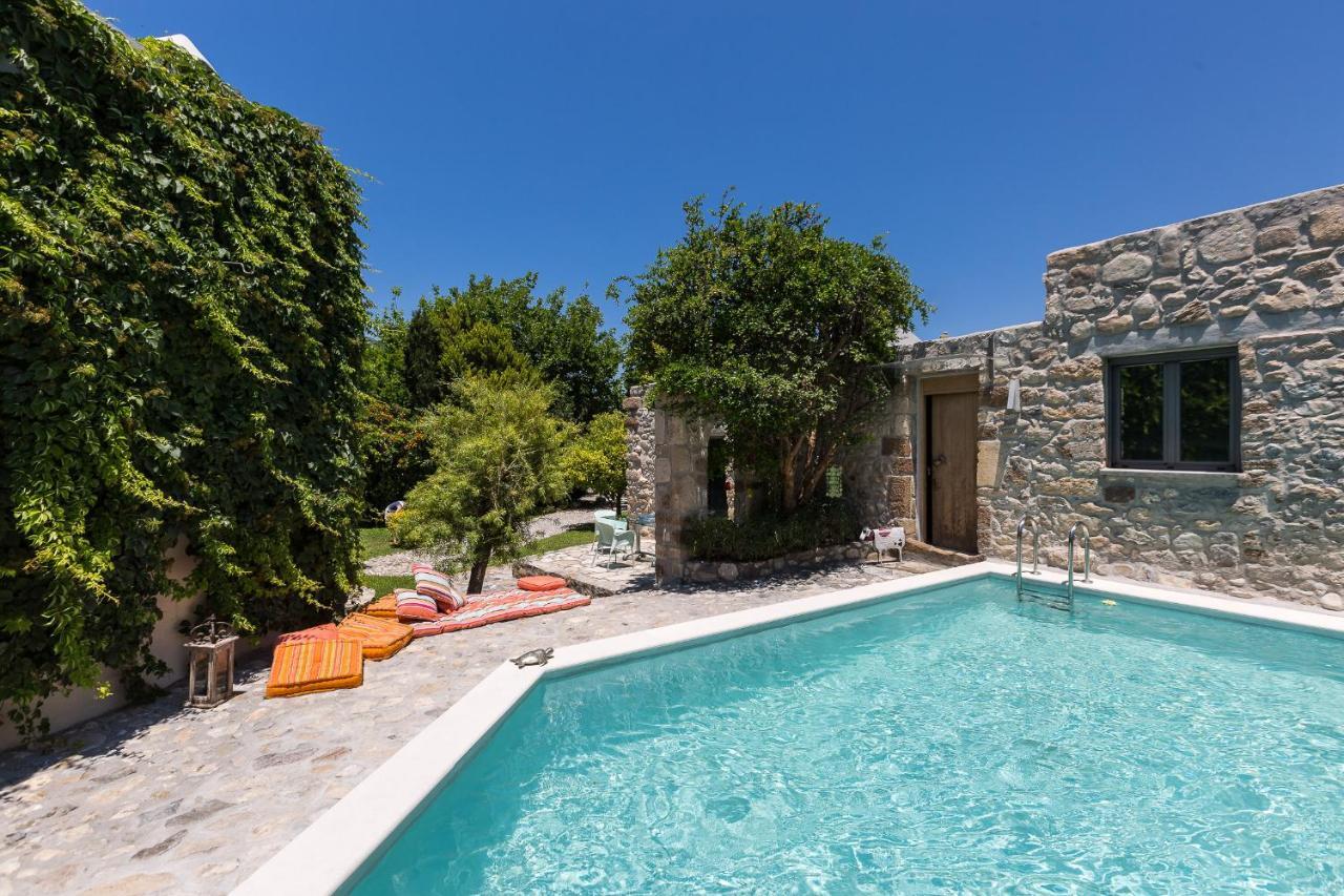 Muazzo Creta Stone House, Nature Escape With Pool, By Thinkvilla Pigí 外观 照片